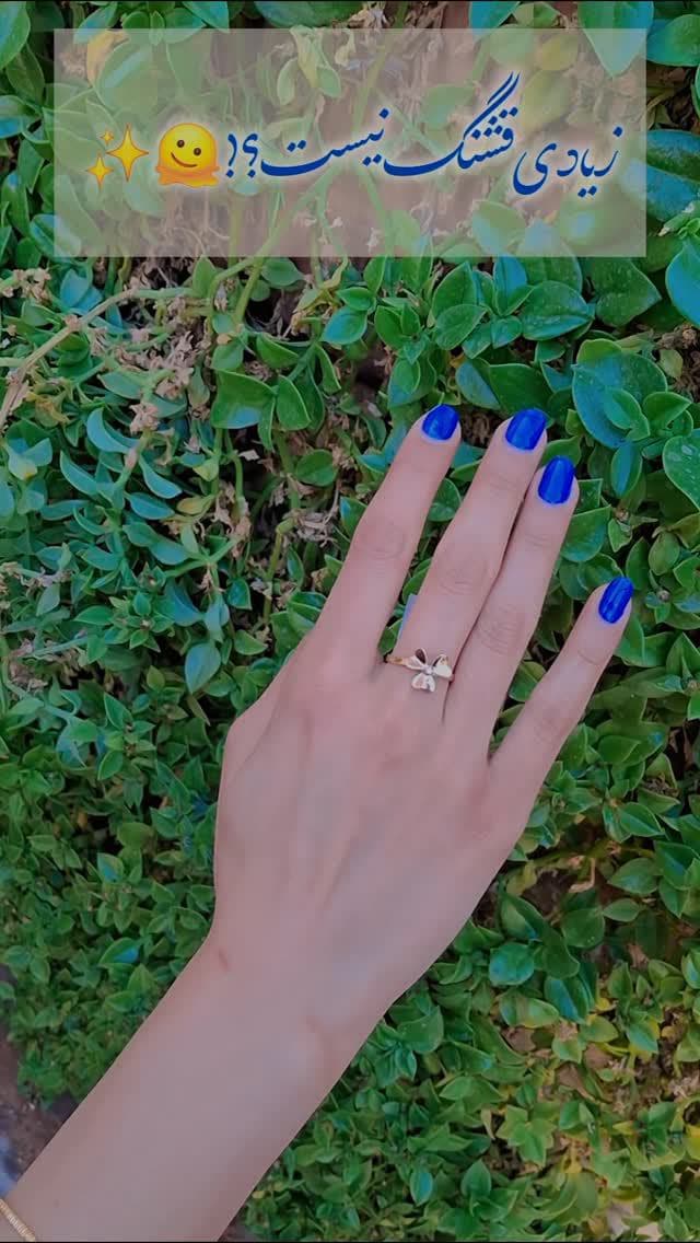 🦋 ترکیب ظرافت و درخشش طلا