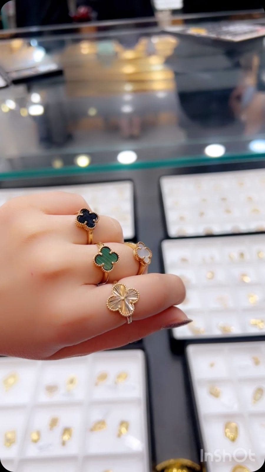 انگشتر ونکلیف در رنگ های متنوع😍😍