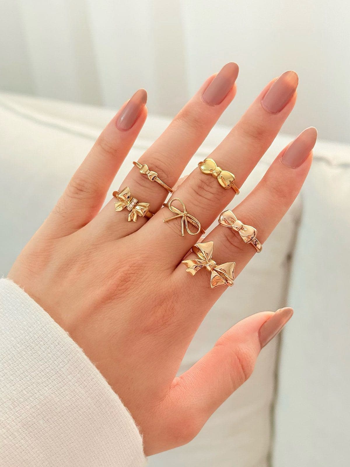 گوشه ای از انگشترهای پست قبلی رو روی دست باهم ببینیم🥰😍 (3)