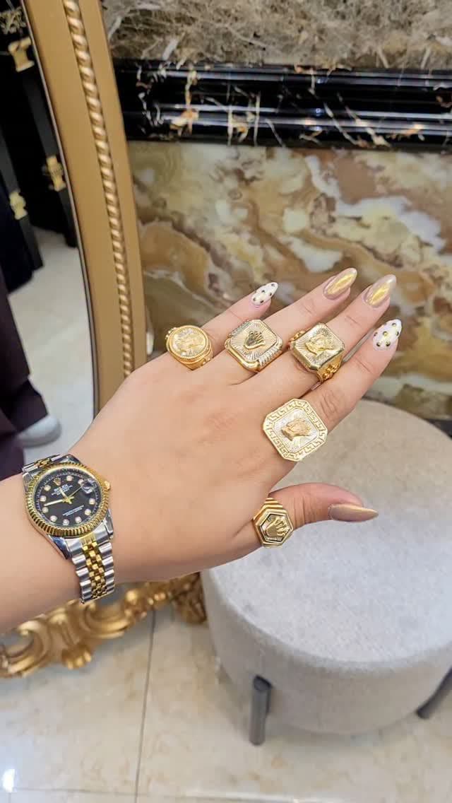 انگشتر های مردانه جذاب و خاصمون😍🤍