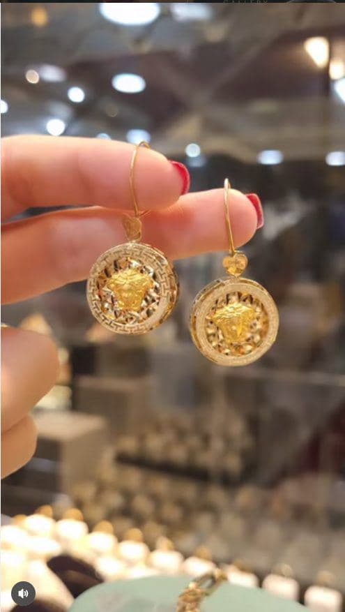 گوشواره طلای 18 عیار