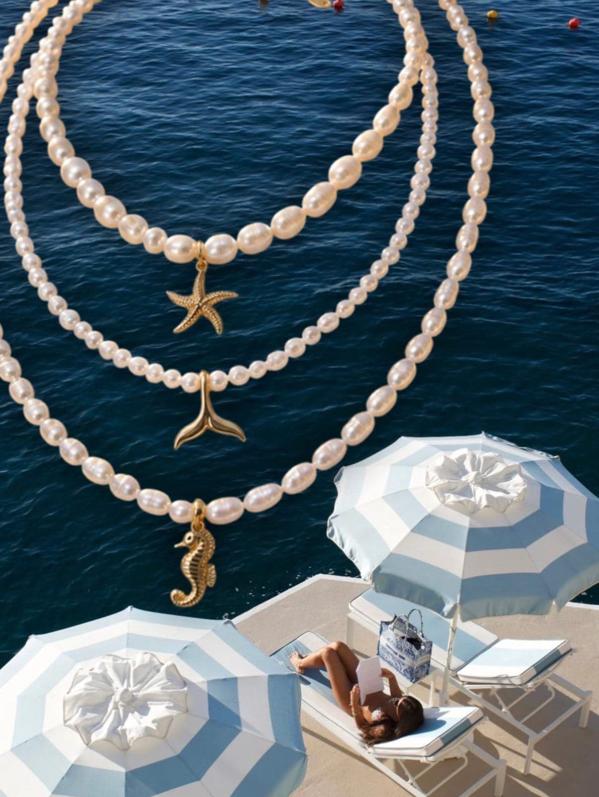 Ocean Whisper Handmaid Collection🐚🌞 salt in the air, gold everywhere ✨