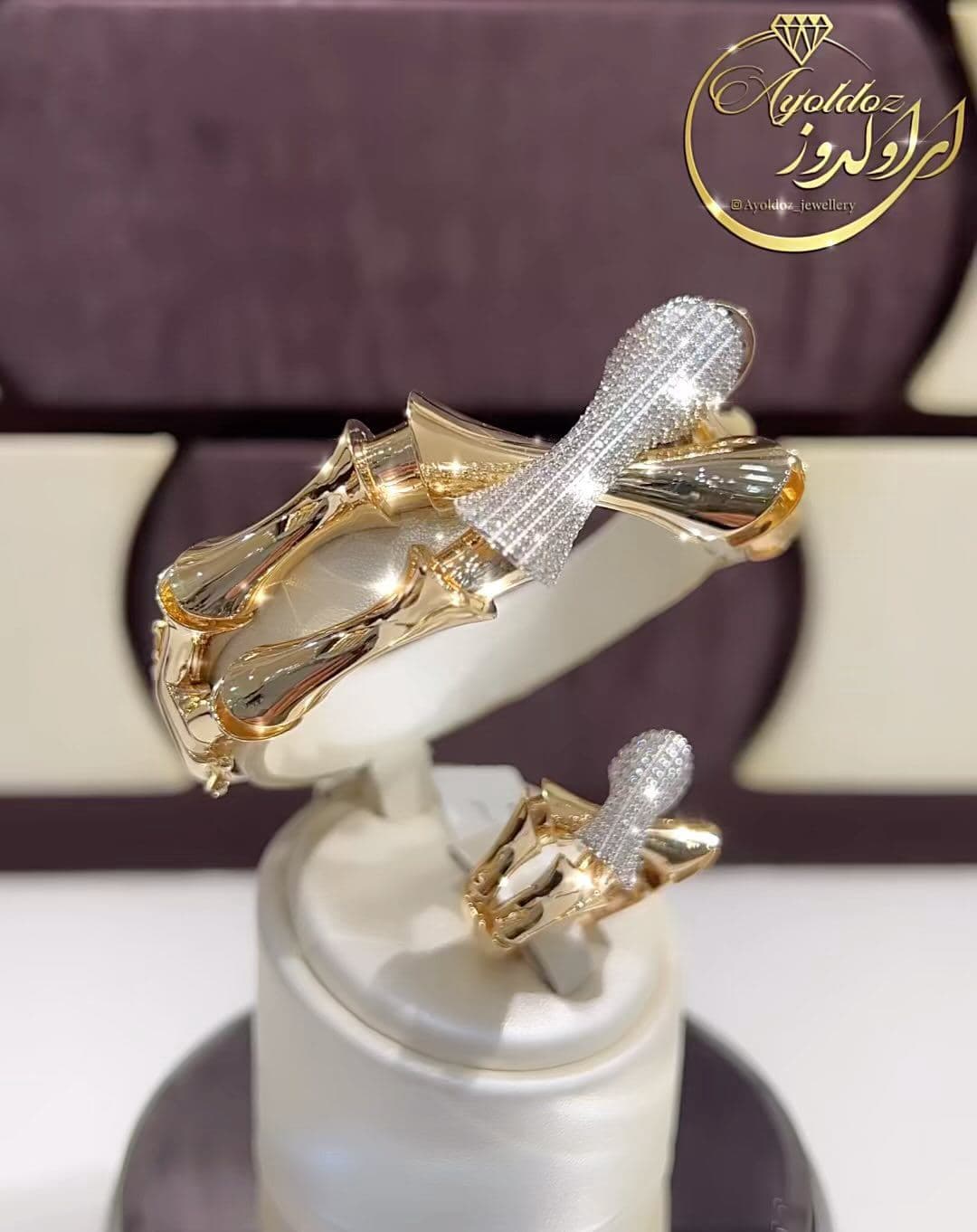 ست دستبند و انگشتر ظریف Armor✨