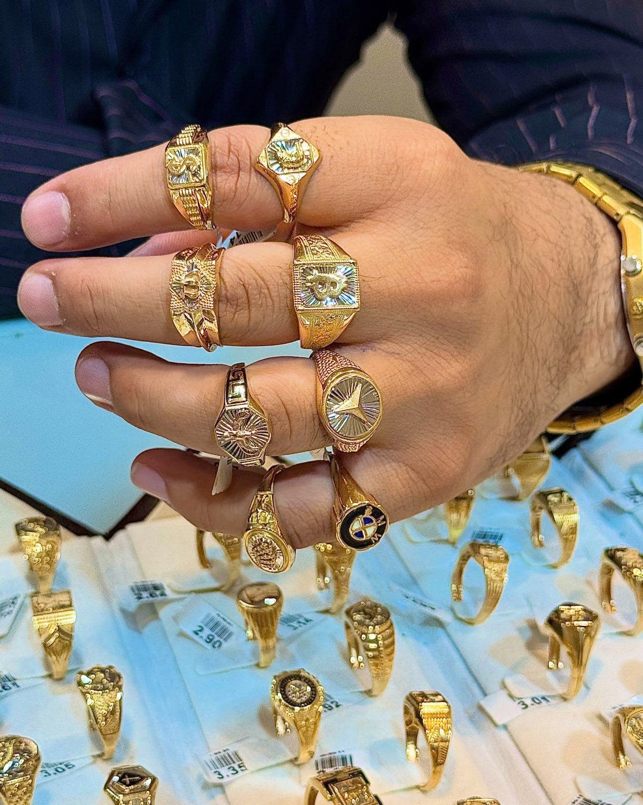 تنوع انگشترهای مردانه✨ (2)