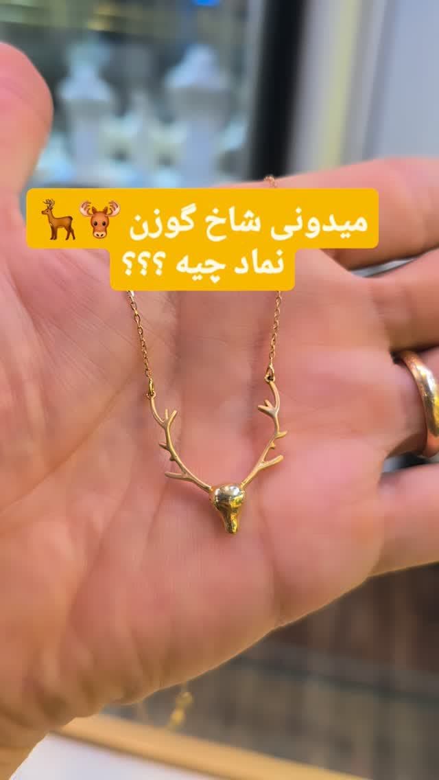 گردنبند شاخ گوزن 🫎 فراتر از یک اکسسوری زیبا است.