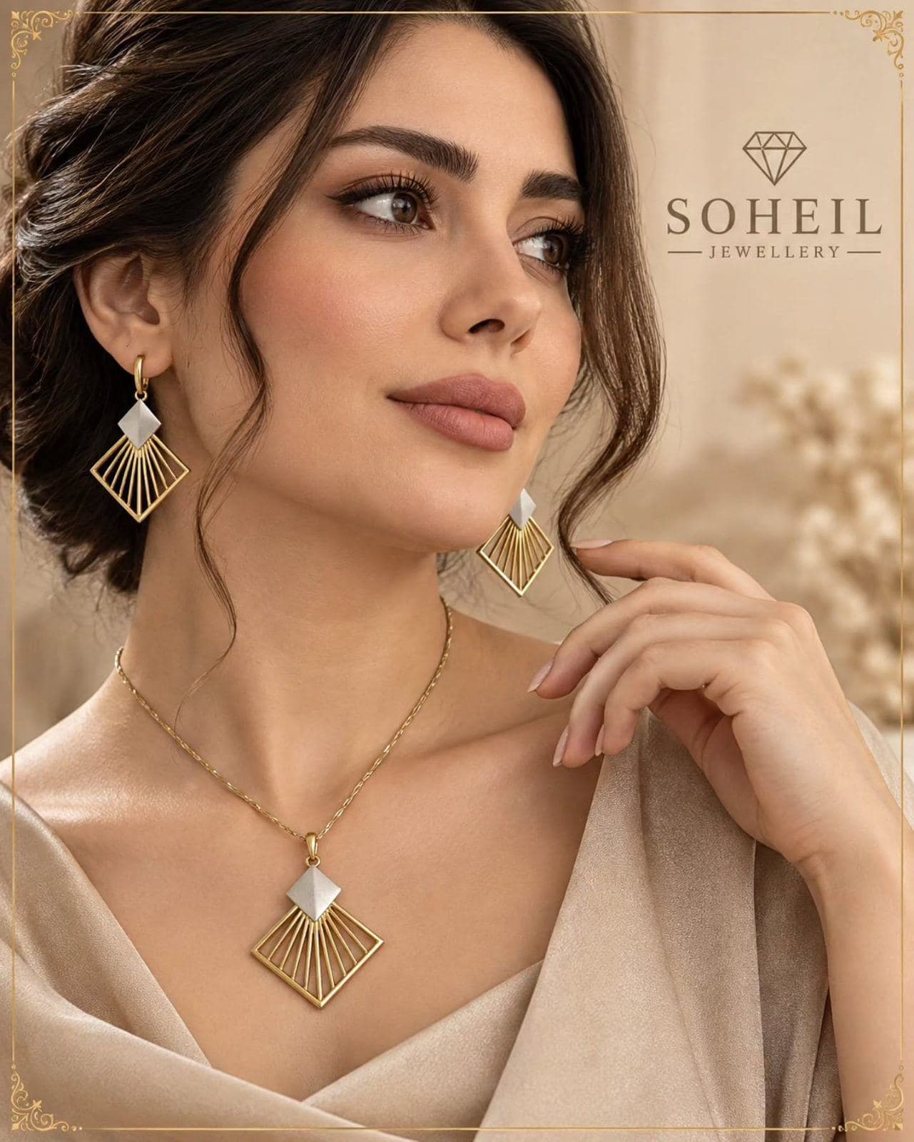درخششی متفاوت با خطوط هندسی✨ (3)