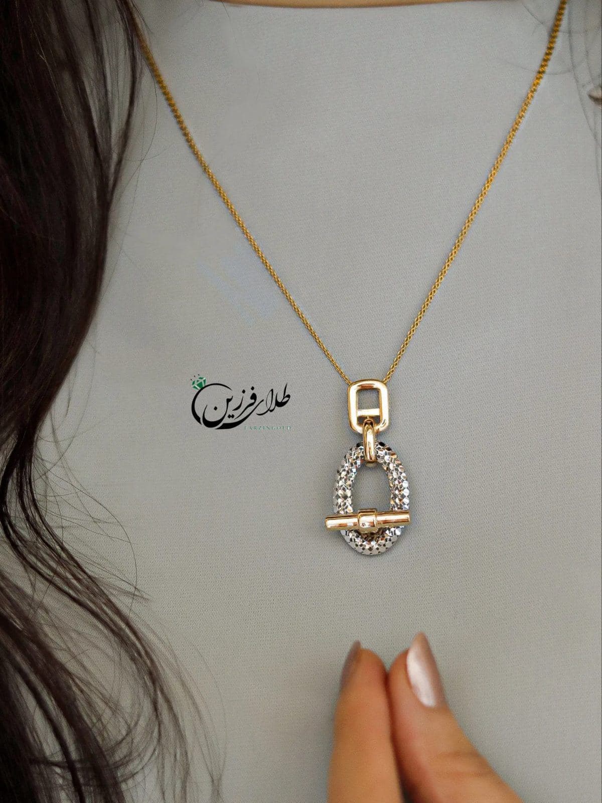 نیم ست طلا هرمس💎 (2)