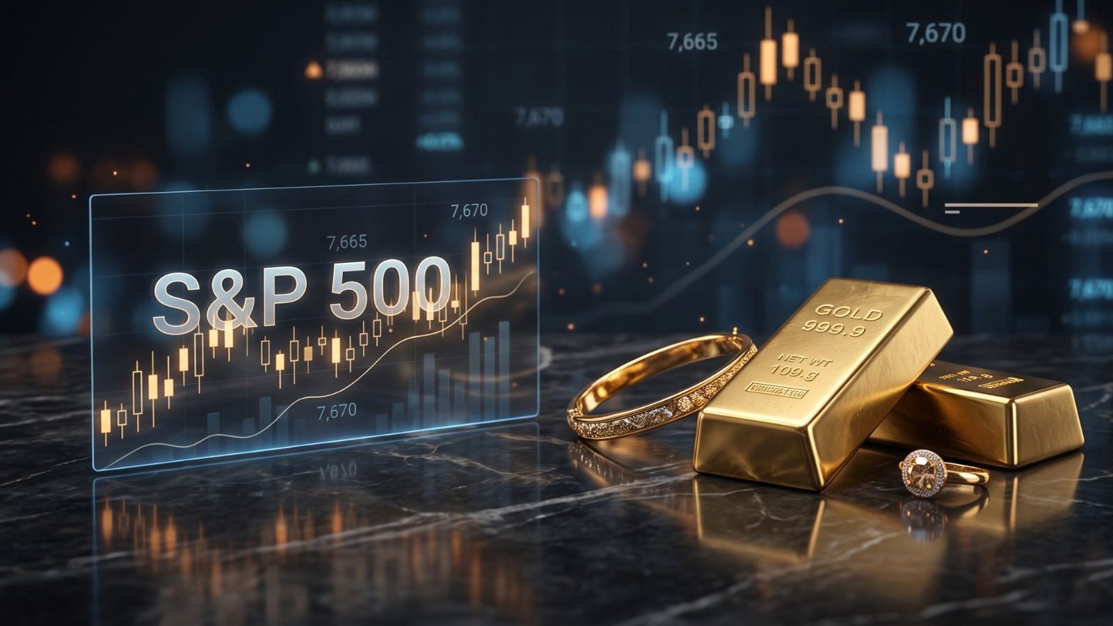 عنوان سئو: واچلیست شاخص آتی S&P 500 در محدوده 7665 تا 7670 واحد؛ سیگنالهای نقدینگی و اثر آن بر بازار طلا